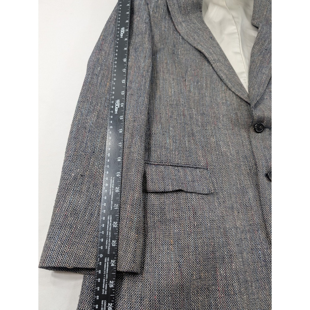 Vintage Polo University Blazer Sports Jacket USA Made Burlap Confetti 40R 42" - Picture 9 of 12